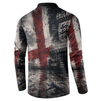 England National Football Button Sweatshirt Football is Coming Home Typography Grunge Style