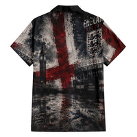 England National Football Hawaiian Shirt Football is Coming Home Typography Grunge Style