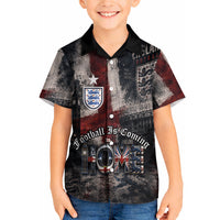 England National Football Hawaiian Shirt Football is Coming Home Typography Grunge Style