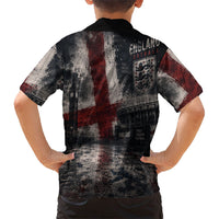 England National Football Hawaiian Shirt Football is Coming Home Typography Grunge Style