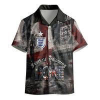 England National Football Kid Hawaiian Shirt Football is Coming Home Typography Grunge Style