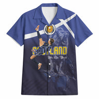 Custom Scotland National Football Hawaiian Shirt Volley to the North America 2026