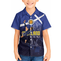 Custom Scotland National Football Hawaiian Shirt Volley to the North America 2026