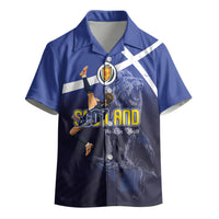 Custom Scotland National Football Kid Hawaiian Shirt Volley to the North America 2026