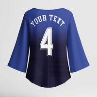 Custom Scotland National Football Kimono Sleeve Blouse Volley to the North America 2026