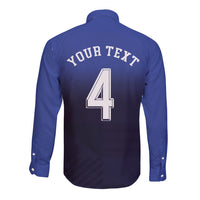 Custom Scotland National Football Long Sleeve Button Shirt Volley to the North America 2026