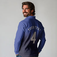 Custom Scotland National Football Long Sleeve Polo Shirt Volley to the North America 2026