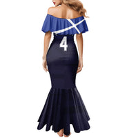 Custom Scotland National Football Mermaid Dress Volley to the North America 2026