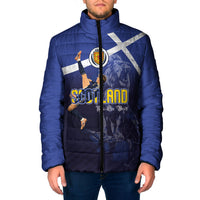 Custom Scotland National Football Padded Jacket Volley to the North America 2026