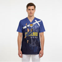 Custom Scotland National Football Scrub Top Volley to the North America 2026