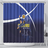 Scotland National Football Shower Curtain Volley to the North America 2026