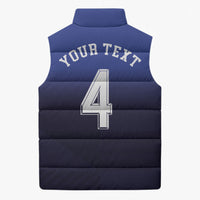 Custom Scotland National Football Sleeveless Puffer Jacket Volley to the North America 2026