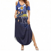 Custom Scotland National Football Summer Maxi Dress Volley to the North America 2026