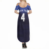 Custom Scotland National Football Summer Maxi Dress Volley to the North America 2026
