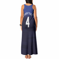 Custom Scotland National Football Tank Maxi Dress Volley to the North America 2026