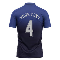 Custom Scotland National Football Zipper Polo Shirt Volley to the North America 2026