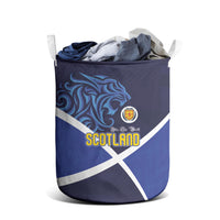 Scotland National Football Laundry Basket Lions with Flag Sporty Tartan Style