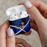 Scotland National Football AirPods Case Lions with Flag Sporty Tartan Style