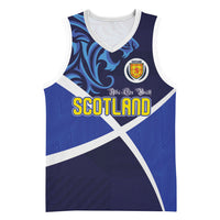Custom Scotland National Football Basketball Jersey Lions with Flag Sporty Tartan Style