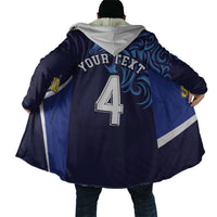 Custom Scotland National Football Cloak Lions with Flag Sporty Tartan Style