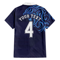 Custom Scotland National Football Hawaiian Shirt Lions with Flag Sporty Tartan Style