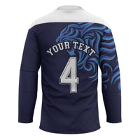 Custom Scotland National Football Hockey Jersey Lions with Flag Sporty Tartan Style
