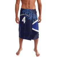 Custom Scotland National Football Lavalava Lions with Flag Sporty Tartan Style