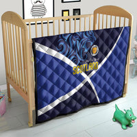 Scotland National Football Quilt Lions with Flag Sporty Tartan Style