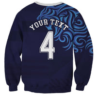 Custom Scotland National Football Sweatshirt Lions with Flag Sporty Tartan Style