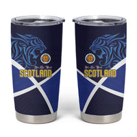 Scotland National Football Tumbler Cup Lions with Flag Sporty Tartan Style