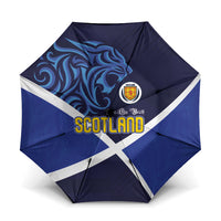 Scotland National Football Umbrella Lions with Flag Sporty Tartan Style