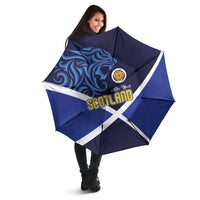 Scotland National Football Umbrella Lions with Flag Sporty Tartan Style