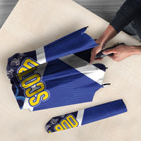 Scotland National Football Umbrella Lions with Flag Sporty Tartan Style