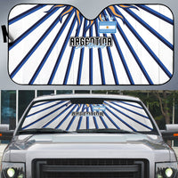 Argentina National Football Auto Sun Shade Sun Of May Retro Starburst Graphic Art