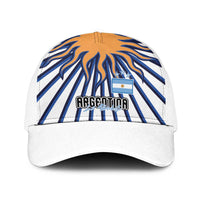 Argentina National Football Baseball Net Cap Sun Of May Retro Starburst Graphic Art