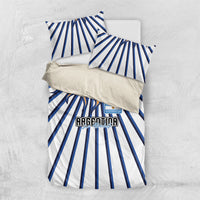 Argentina National Football Bedding Set Sun Of May Retro Starburst Graphic Art
