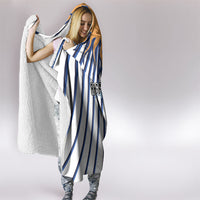 Argentina National Football Hooded Blanket Sun Of May Retro Starburst Graphic Art