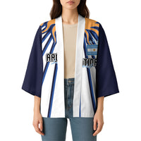 Personalized Argentina National Football Kimono Sun Of May Retro Starburst Graphic Art
