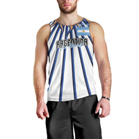 Personalized Argentina National Football Men Tank Top Sun Of May Retro Starburst Graphic Art