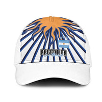 Argentina National Football Mesh Trucker Cap Sun Of May Retro Starburst Graphic Art