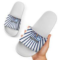 Argentina National Football Slide Sandals Sun Of May Retro Starburst Graphic Art