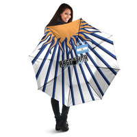 Argentina National Football Umbrella Sun Of May Retro Starburst Graphic Art