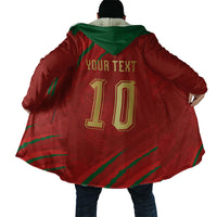 Custom Morocco National Football Cloak Atlas Lions-Claws