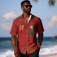 Custom Morocco National Football Hawaiian Shirt Atlas Lions-Claws LT03