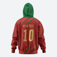 Custom Morocco National Football Hoodie Atlas Lions-Claws