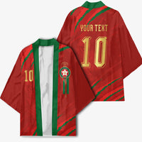 Custom Morocco National Football Kimono Atlas Lions-Claws