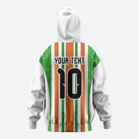 Custom Cote d'Ivoire Hoodie The Elephants with African Pattern Stripes