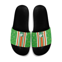 Cote d'Ivoire Slide Sandals The Elephants with African Pattern Stripes