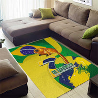 Brazil Independence Day Area Rug Sete de Setembro and Golden Lion Tamarin - Wonder Print Shop