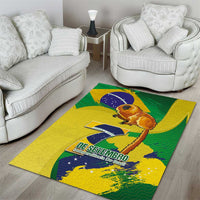 Brazil Independence Day Area Rug Sete de Setembro and Golden Lion Tamarin - Wonder Print Shop